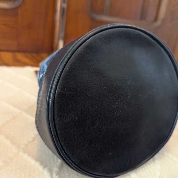 Coach Denim Bucket Mini Wristlet/bag - Picture 8 of 10